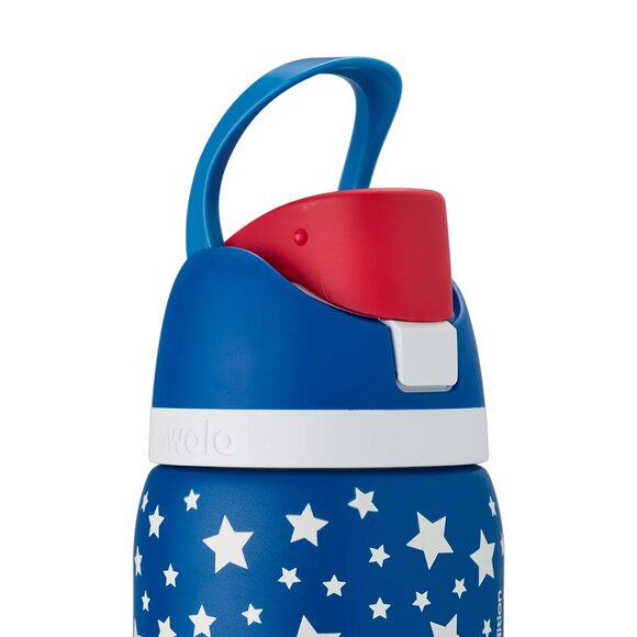 Owala FreeSip 32oz Water Bottle – Star Spangled Blue – Stainless Steel Insulated - Picture 3 of 4